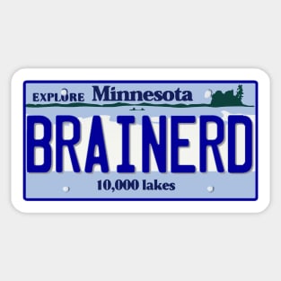 Brainerd License Plate Sticker